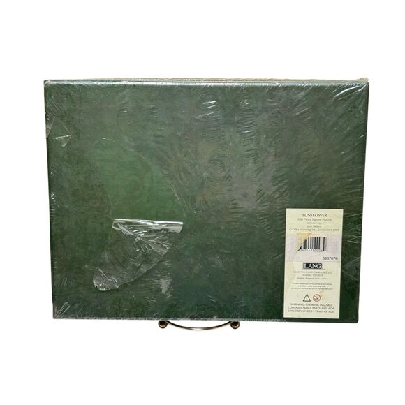 Lang 500 Piece Jigsaw Puzzle  2009 Sunflower Pop up easel cover - Sealed / New - Picture 7 of 8